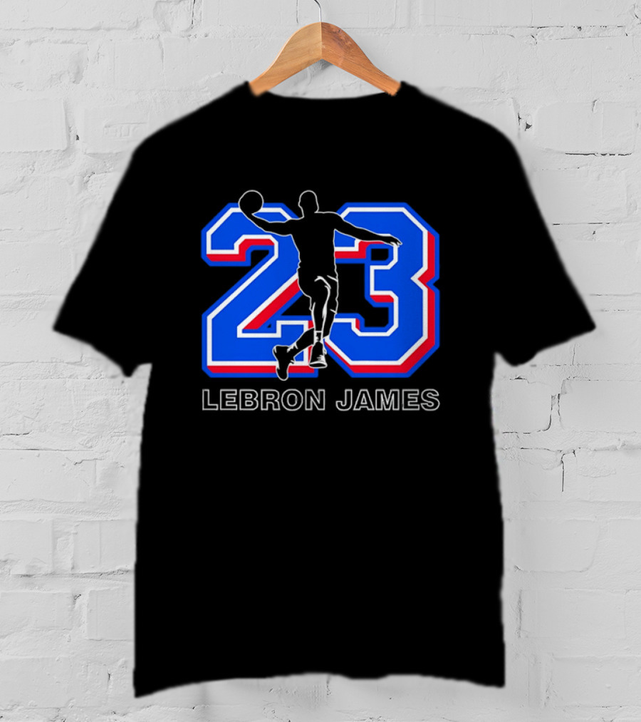 LeBron James 23 Basketball Dunk T-Shirt