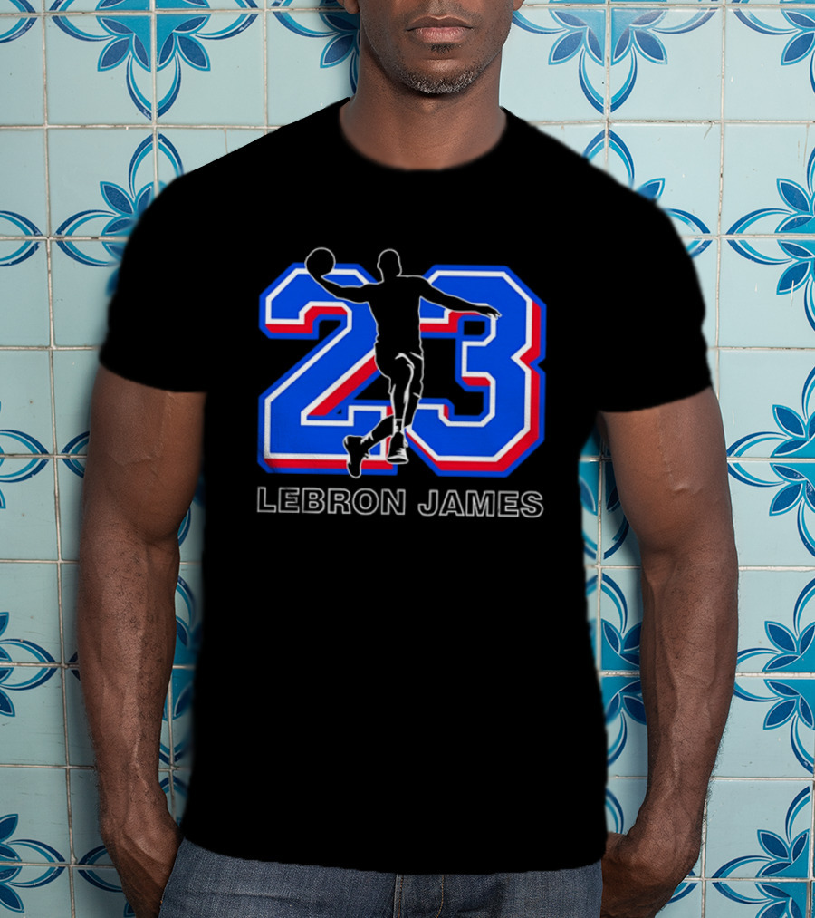LeBron James 23 Basketball Dunk T-Shirt