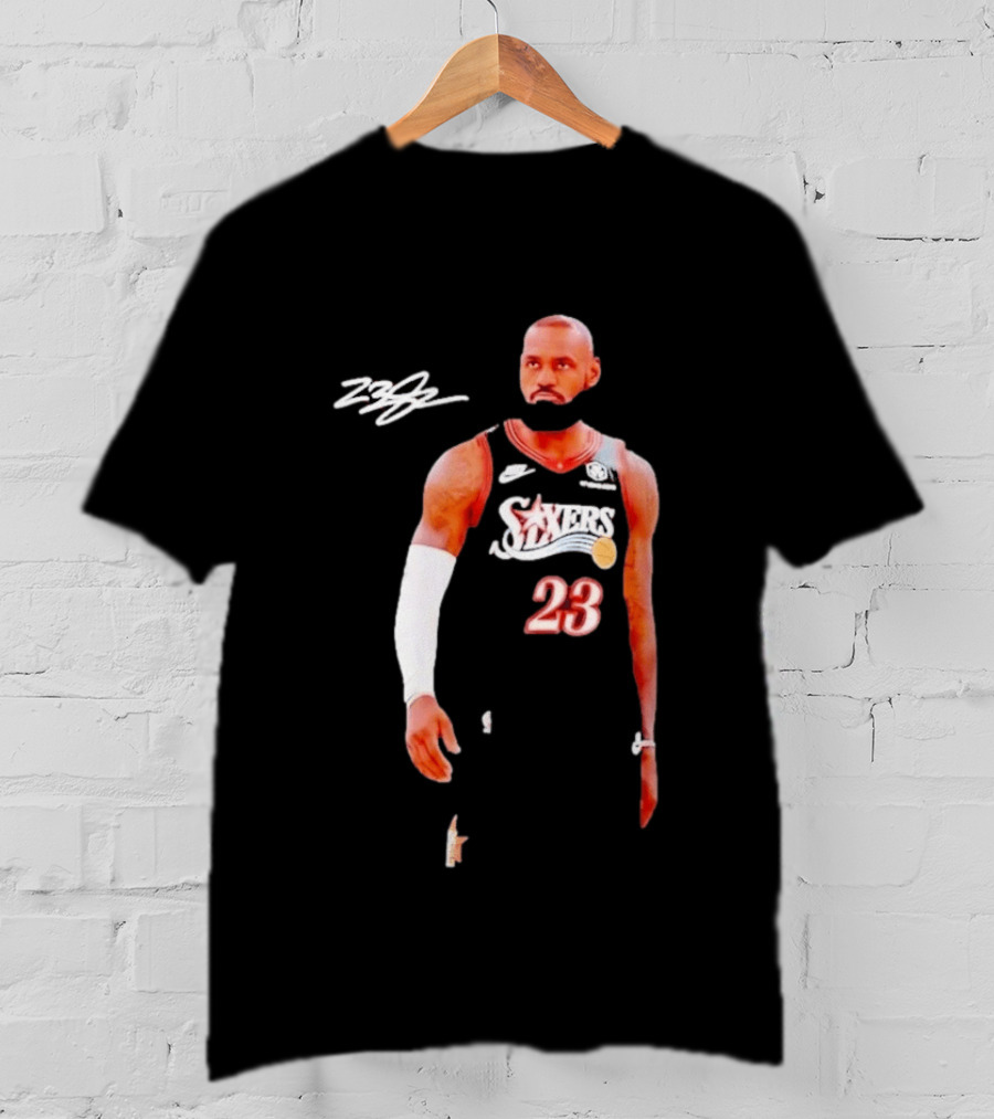 LeBron James 76ers 23 Basketball Edition T-Shirt