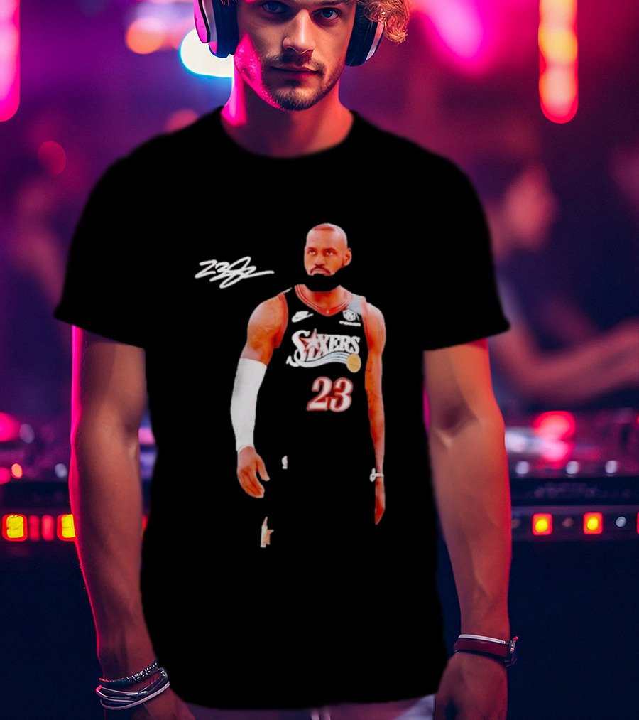 LeBron James 76ers 23 Basketball Edition T-Shirt