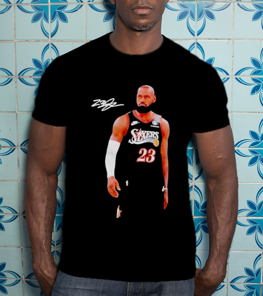 LeBron James 76ers 23 Basketball Edition T-Shirt