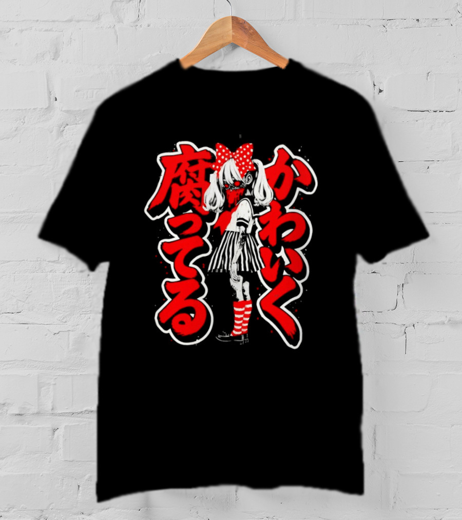 Horror Anime Manga Aesthetics Japanese T-Shirt