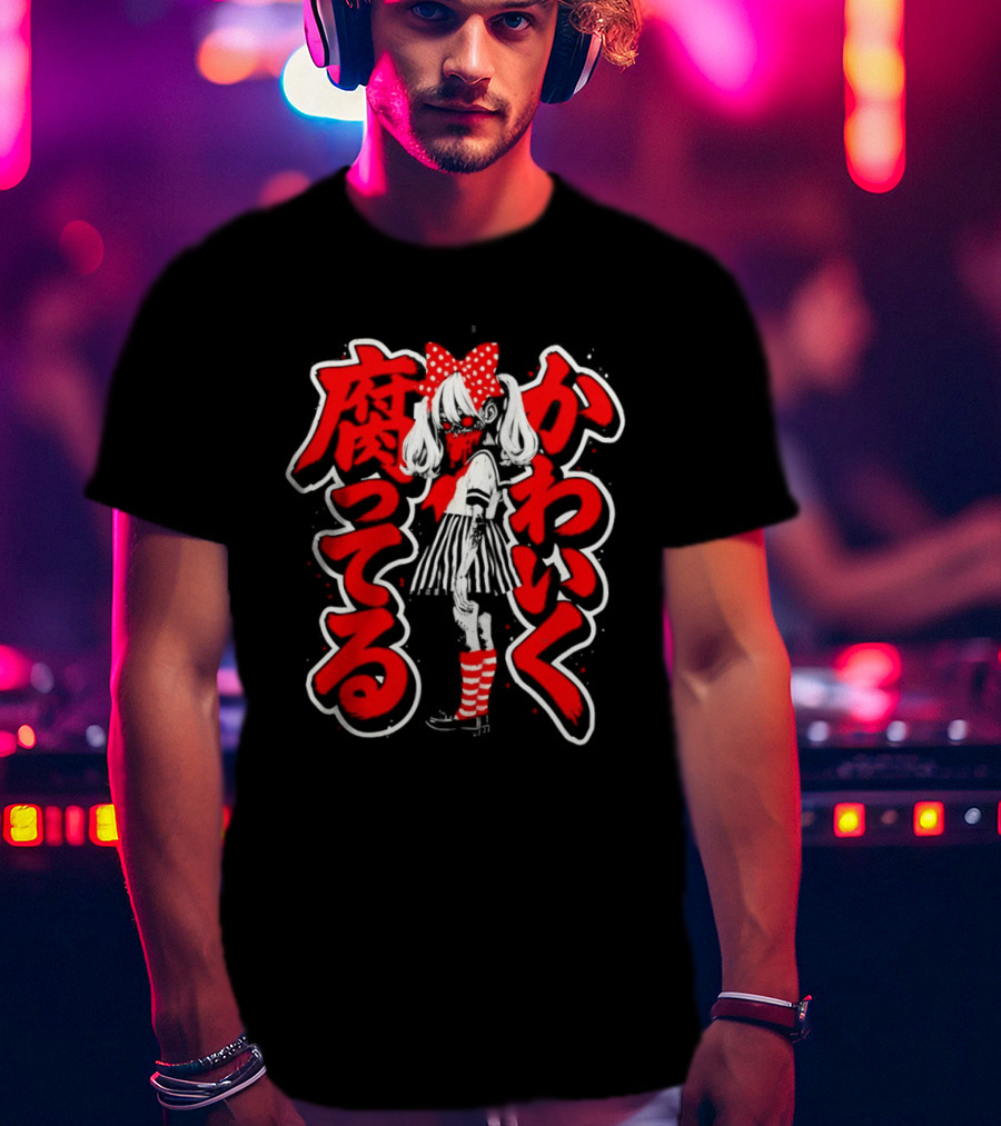 Horror Anime Manga Aesthetics Japanese T-Shirt