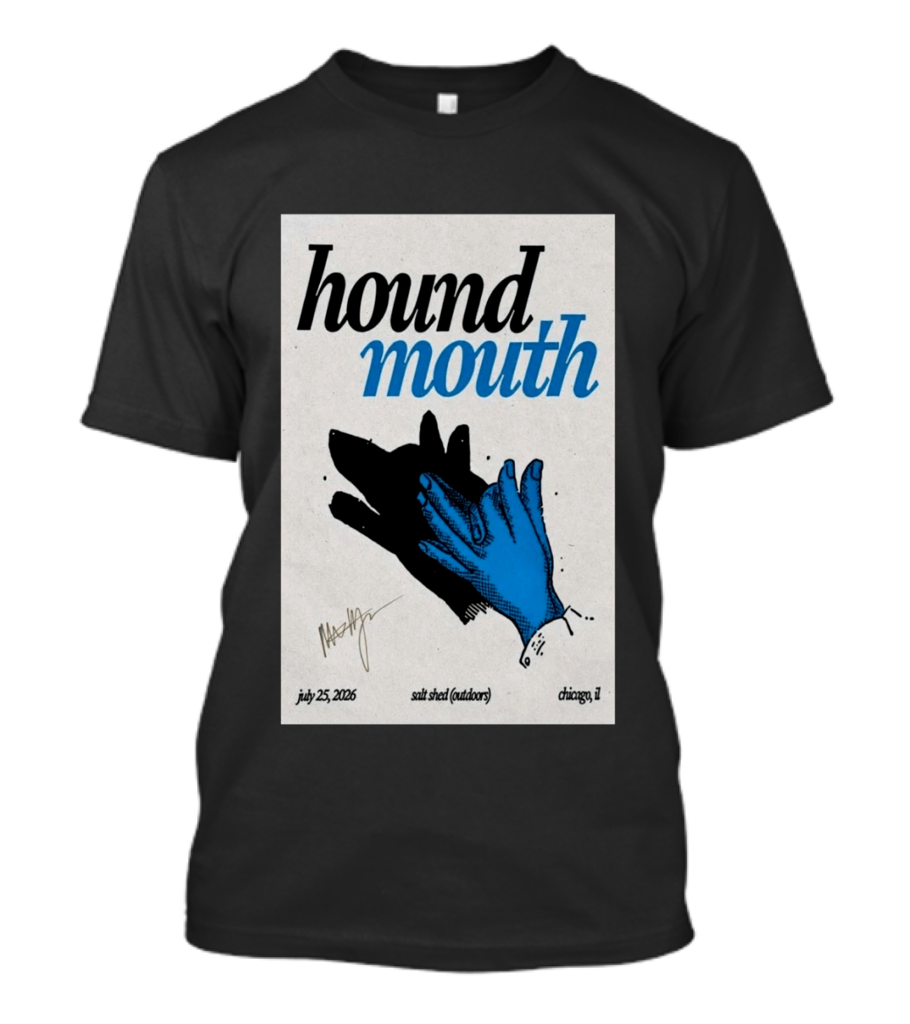 Hound Mouth July 25 2026 Salt Shed Chicago IL Outdoors T-Shirt