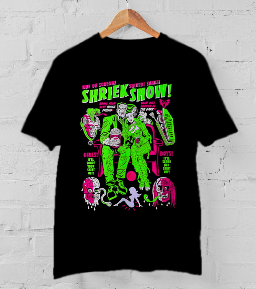 Live On Scream Shriek Show Bring Your Best Ghoul Friend Scariest Scores Songs Skins T-Shirt