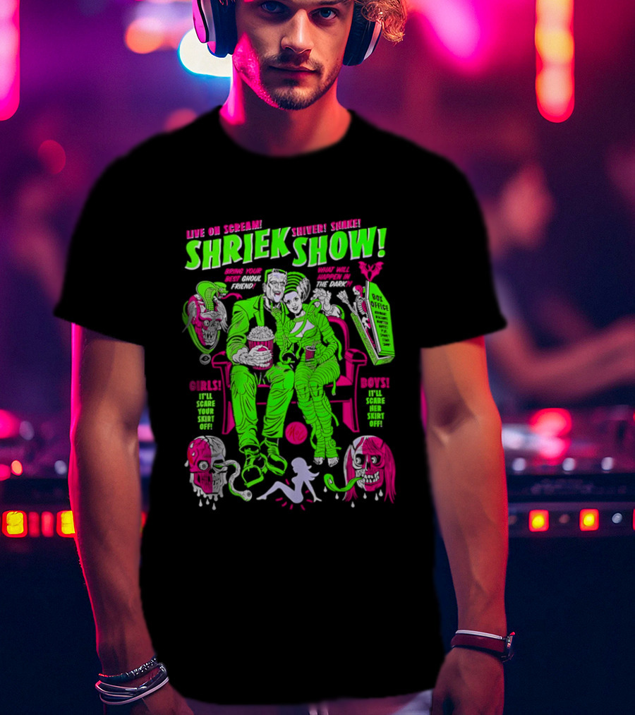 Live On Scream Shriek Show Bring Your Best Ghoul Friend Scariest Scores Songs Skins T-Shirt