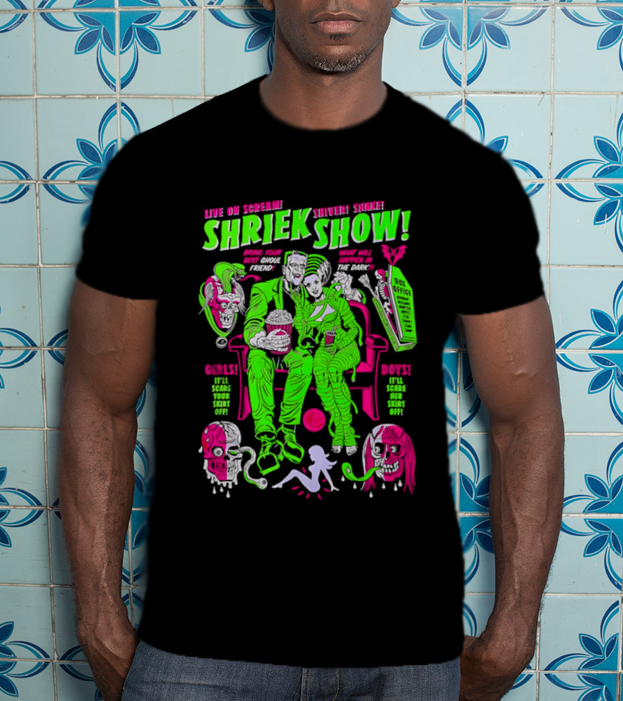 Live On Scream Shriek Show Bring Your Best Ghoul Friend Scariest Scores Songs Skins T-Shirt