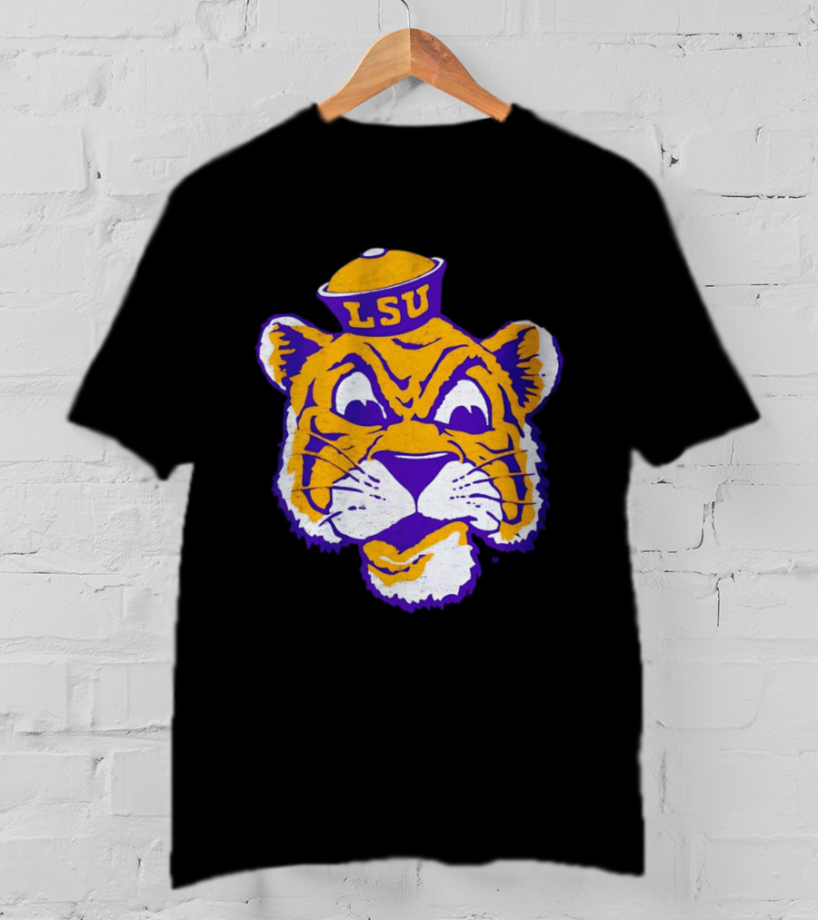LSU Tigers Big Face 2026 Tiger Head LSU T-Shirt
