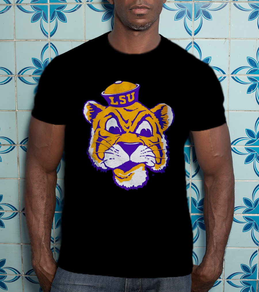 LSU Tigers Big Face 2026 Tiger Head LSU T-Shirt