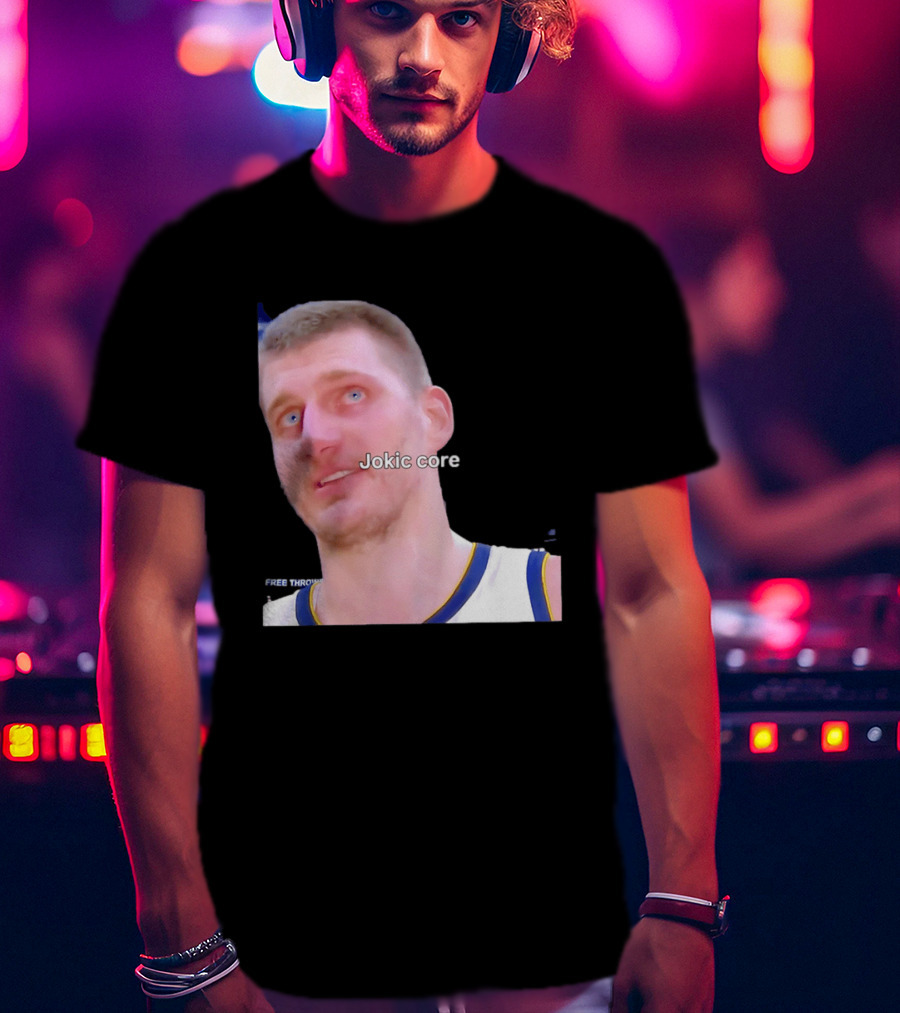 Jokic Core Nikola Jokic Free Throw Basketball T-Shirt