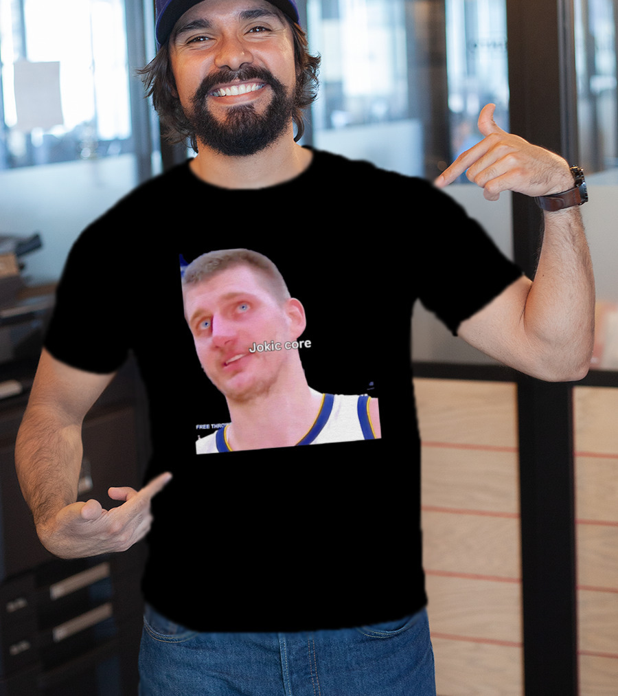Jokic Core Nikola Jokic Free Throw Basketball T-Shirt