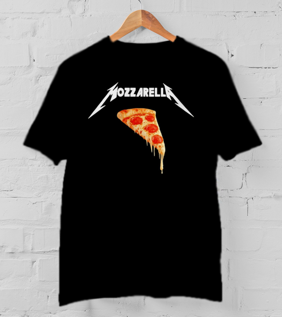 Mozzarella Pizza Slice With Cheese And Pepperoni T-Shirt
