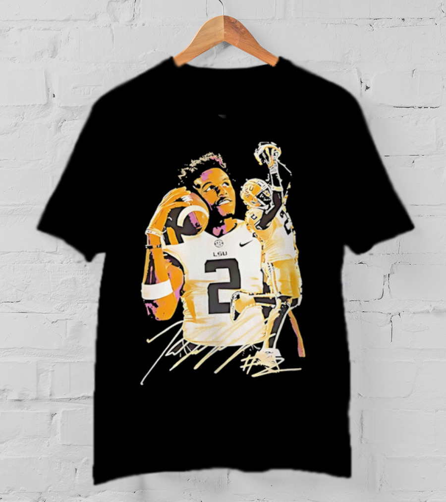 Odell Beckham Jr. LSU Tigers Football Number 2 NCAA T-Shirt