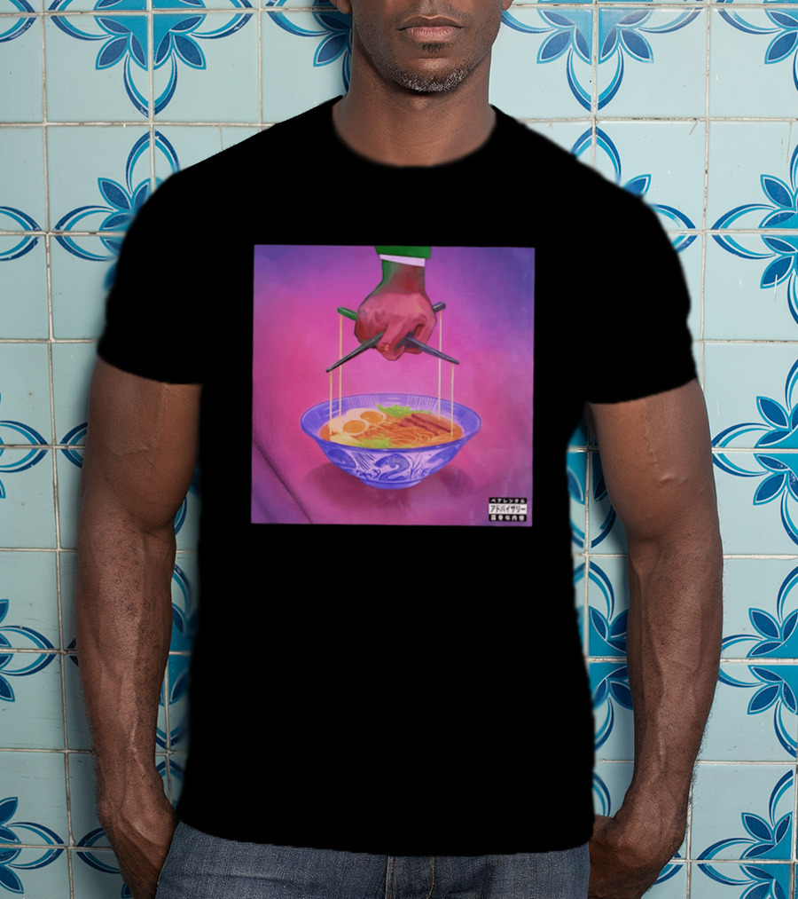 Parental Advisory Explicit Content Ramen Puppet Master Japanese Noodles Bowl T-Shirt