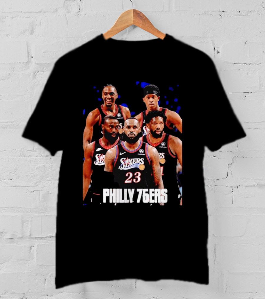 Philadelphia 76ers Big Five LeBron James Philly 76ers 23 T-Shirt