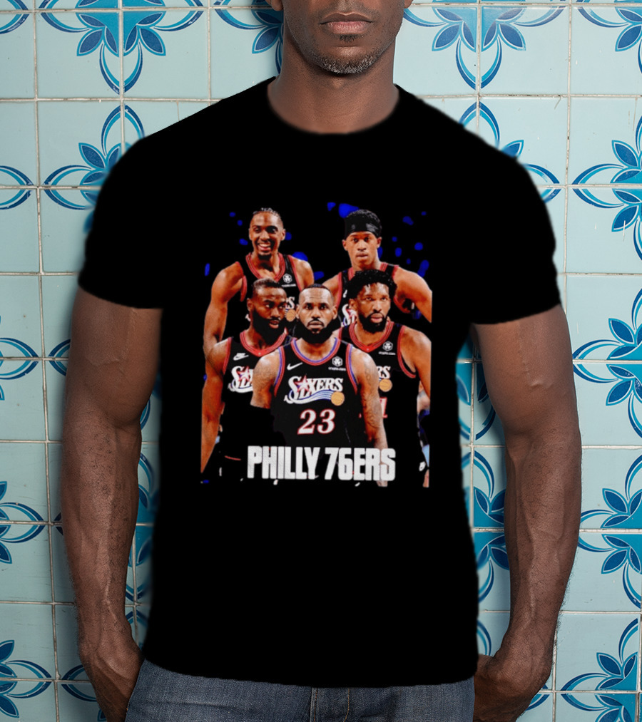Philadelphia 76ers Big Five LeBron James Philly 76ers 23 T-Shirt