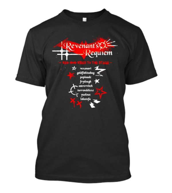 Revenant's Requiem Red Hood Rises To The Stage Stars T-Shirt