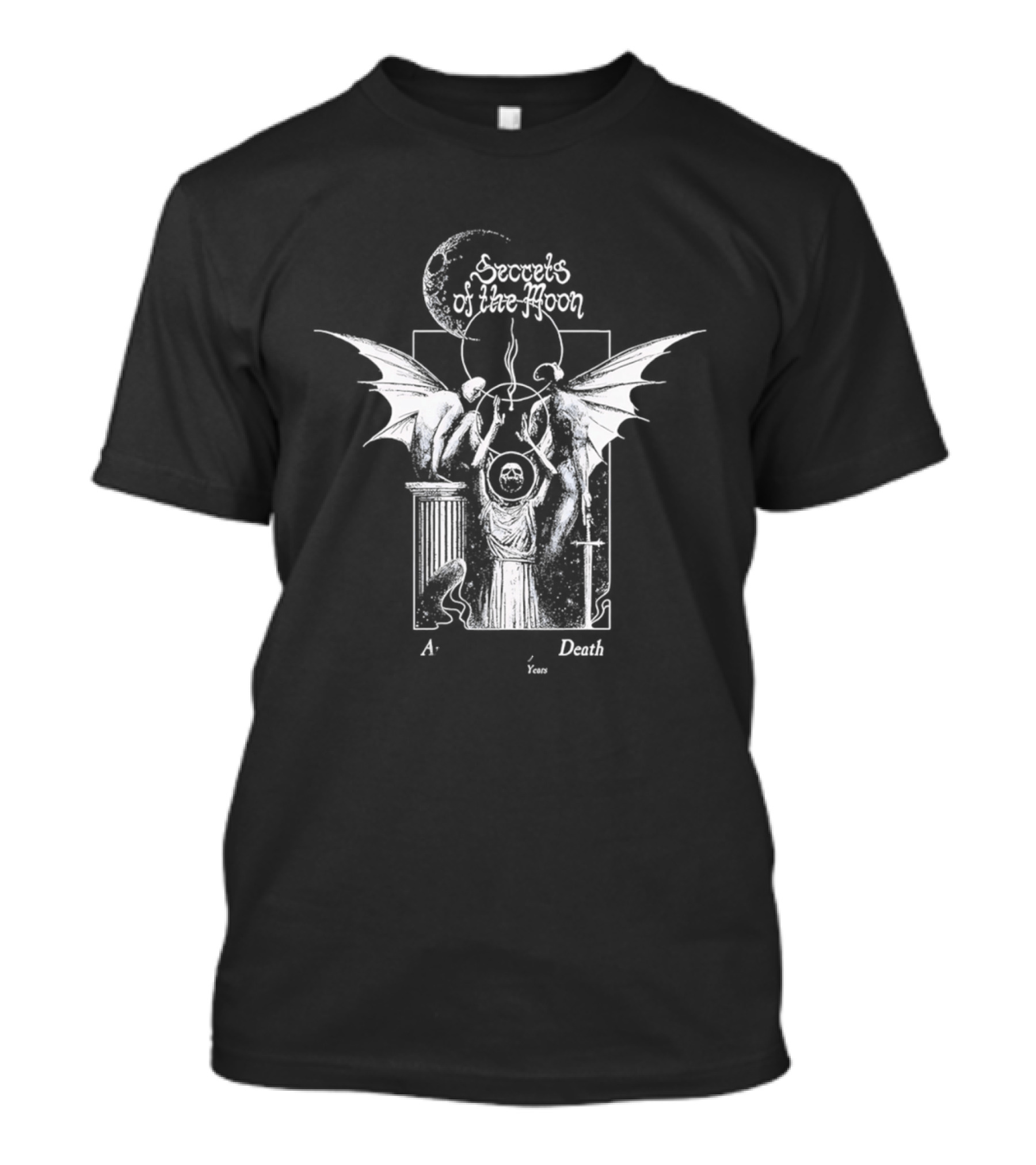 Secrets Of The Moon Arcana Vanity Death The Demo Years Winged Figure Symbolism T-Shirt