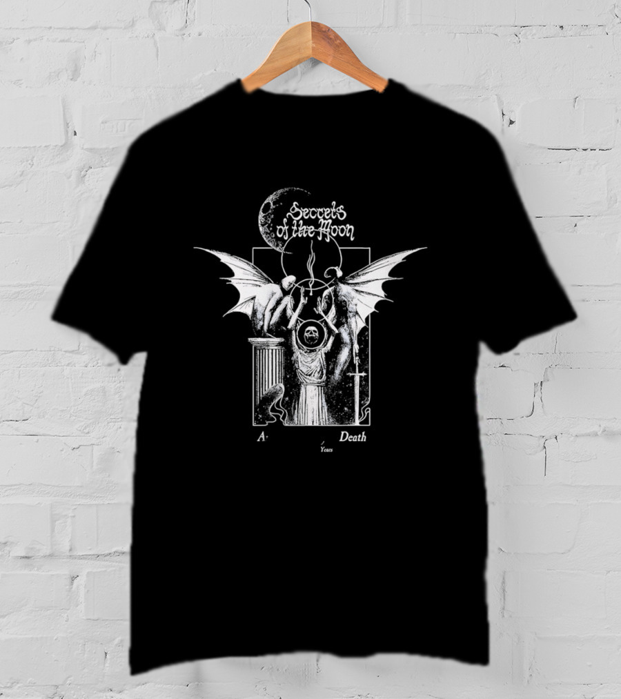 Secrets Of The Moon Arcana Vanity Death The Demo Years Winged Figure Symbolism T-Shirt