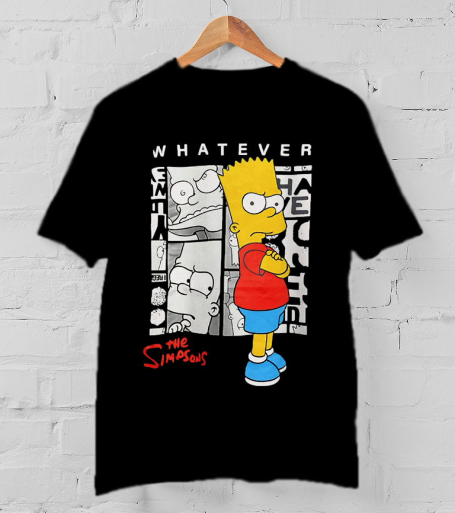 Whatever The Simpsons Bart Simpson Attitude T-Shirt