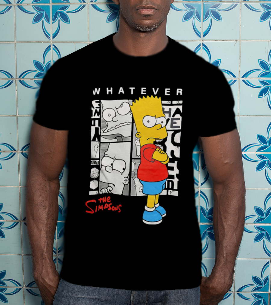 Whatever The Simpsons Bart Simpson Attitude T-Shirt