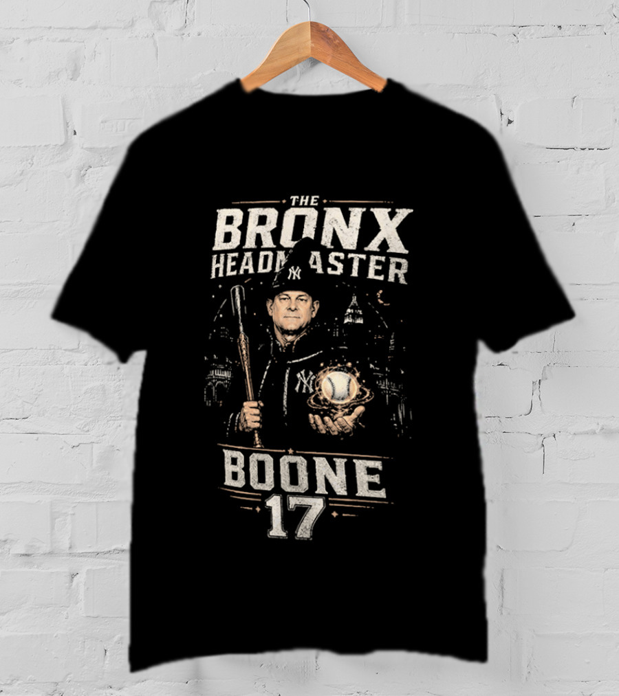 The Bronx Headmaster Boone 17 New York Yankees Cityscape T-Shirt