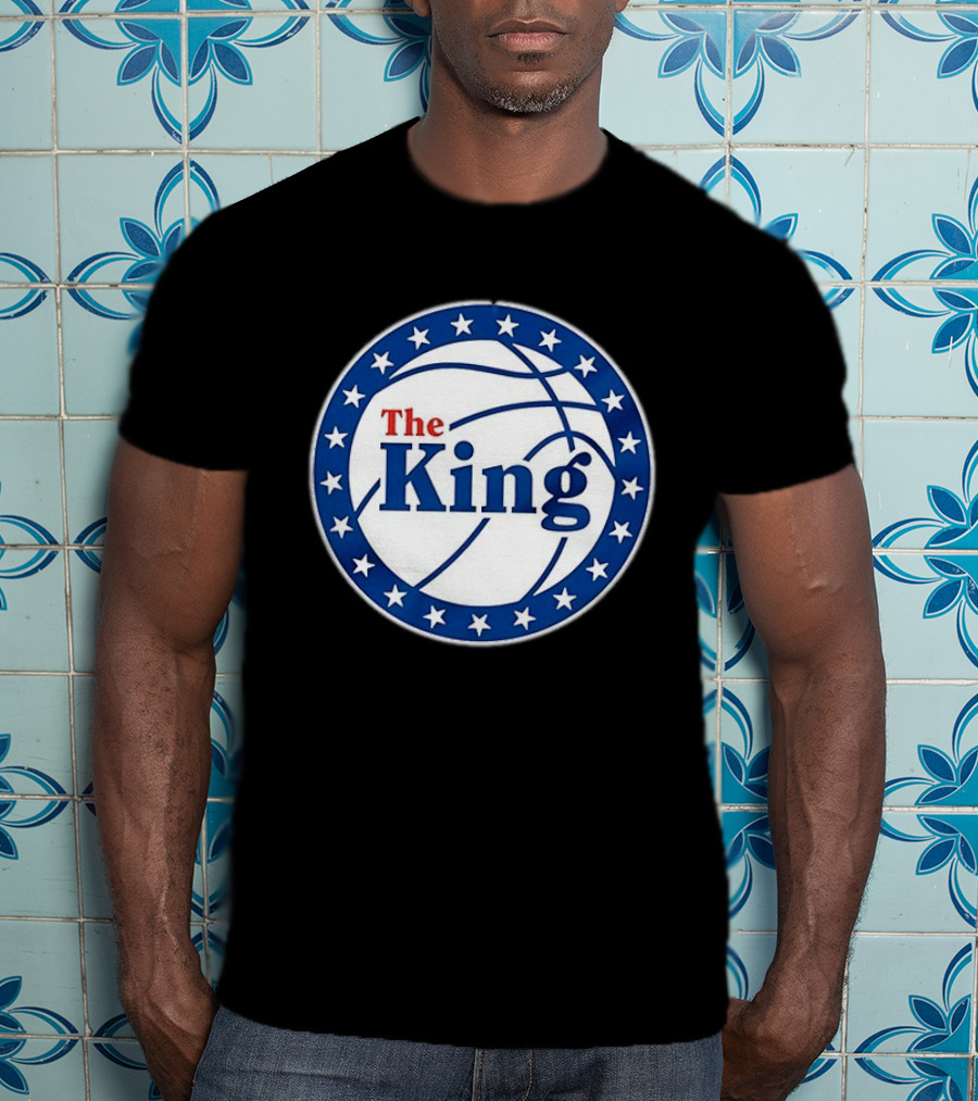 The King Lebron James Philadelphia 76ers 2026 Basketball Stars T-Shirt