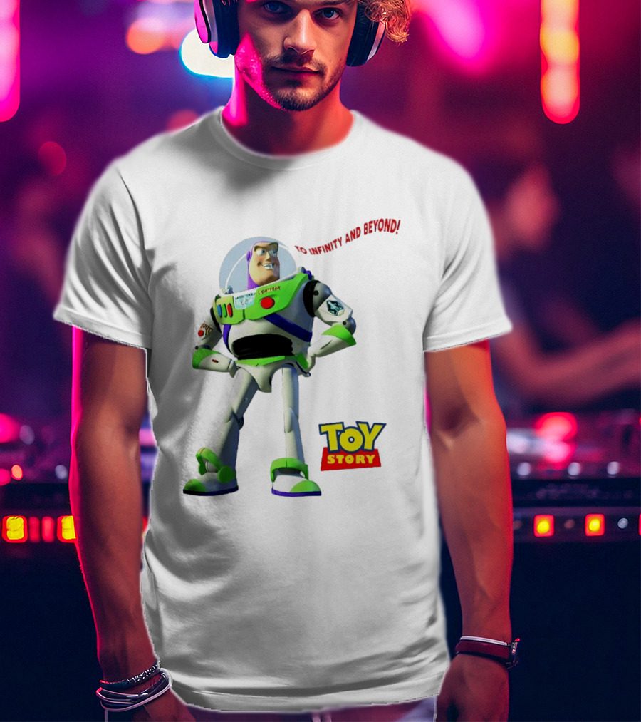 Buzz Lightyear To Infinity And Beyond Toy Story Pixar T-Shirt