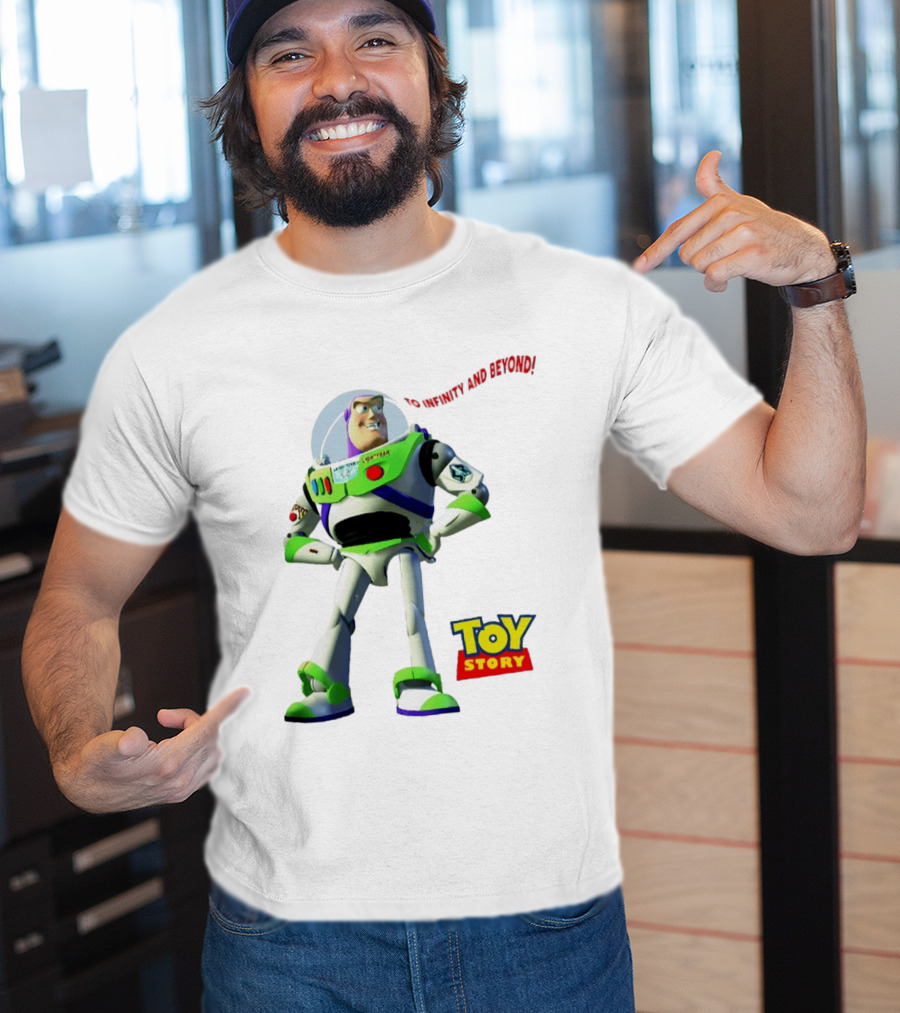 Buzz Lightyear To Infinity And Beyond Toy Story Pixar T-Shirt
