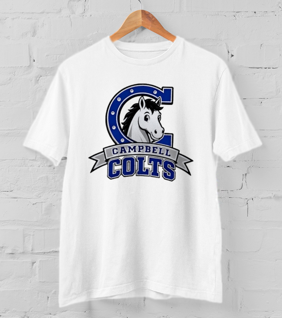 Campbell Colts Athletic Horse T-Shirt