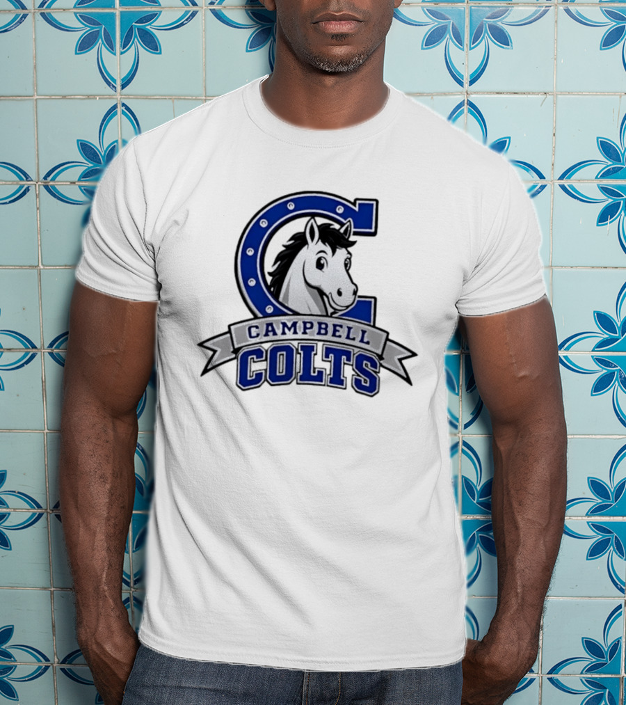 Campbell Colts Athletic Horse T-Shirt