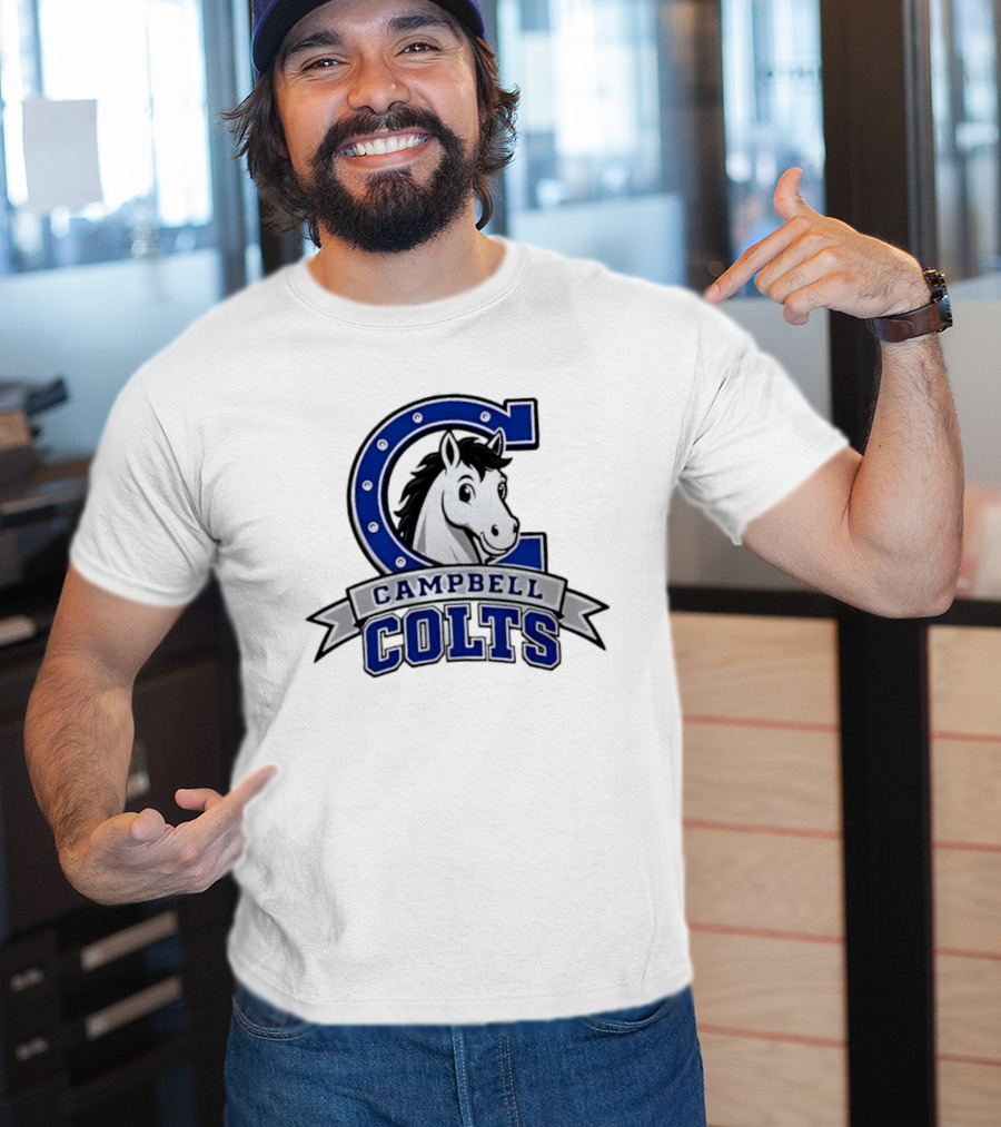 Campbell Colts Athletic Horse T-Shirt