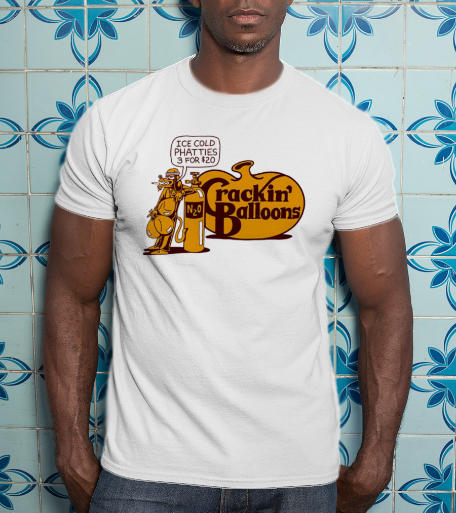Cracker Barrel Crackin' Balloons Ice Cold Phatties N2O 3 For $20 T-Shirt