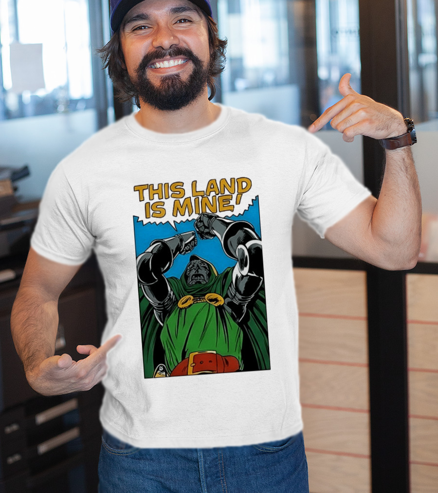 Doctor Doom Marvel Studios This Land Is Mine Vintage Comic T-Shirt