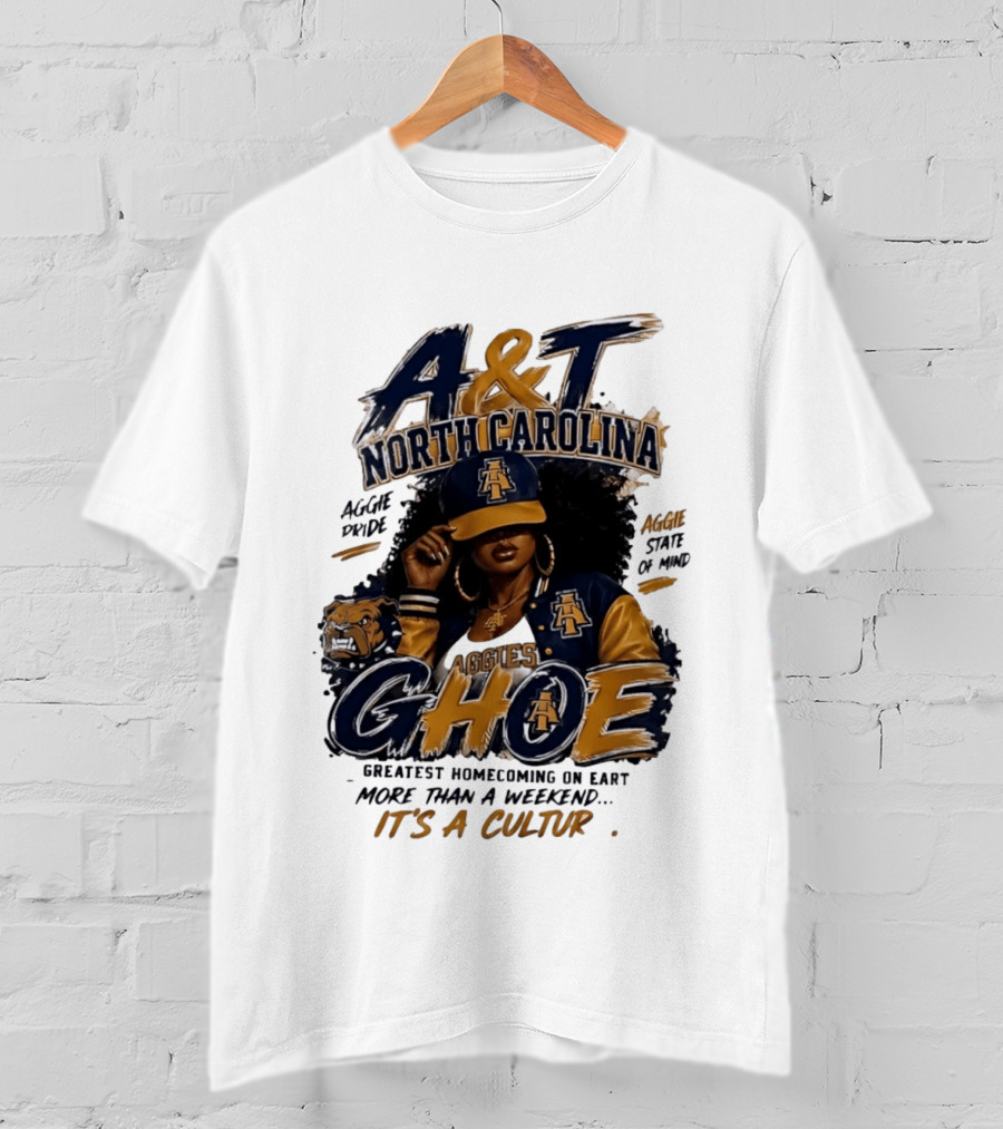 North Carolina A&T Aggie Pride GHOE Greatest Homecoming On Earth Culture T-Shirt