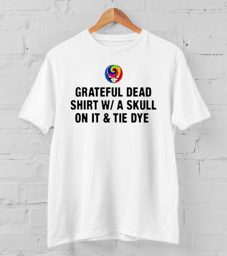 Grateful Dead Skull Tie Dye Spiral T-Shirt