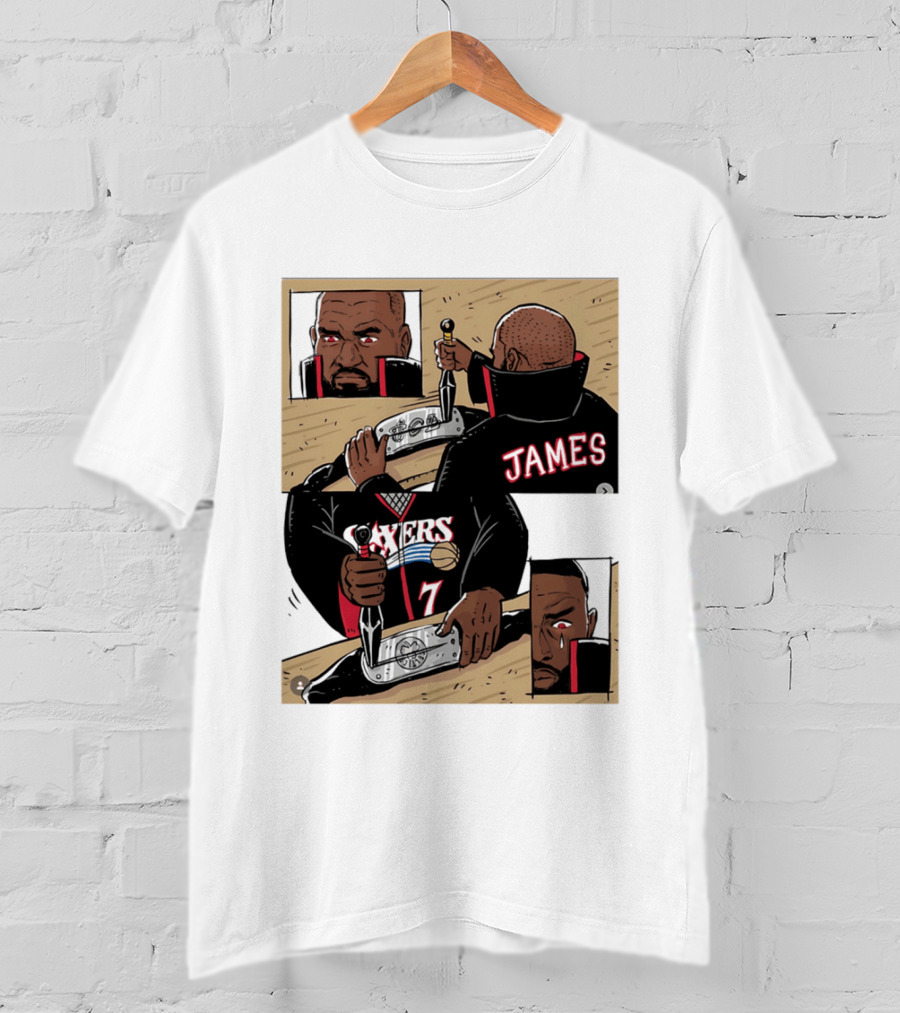 James Sixers 17 Basketball Comic T-Shirt