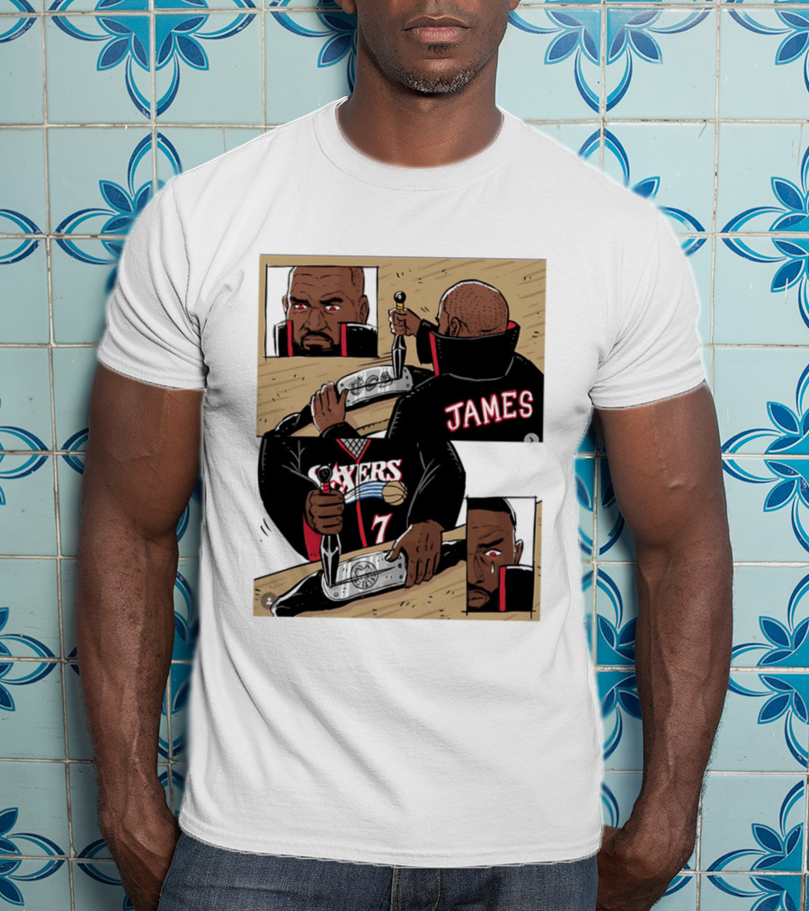 James Sixers 17 Basketball Comic T-Shirt