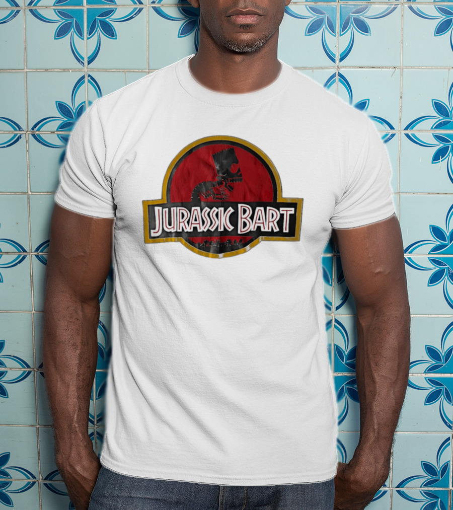 Jurassic Bart The Simpsons Dinosaur Skeleton T-Shirt