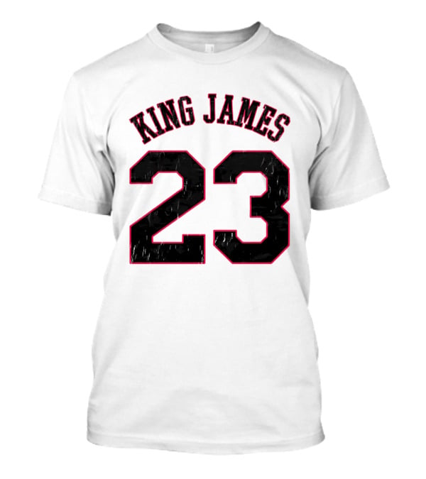 King James 23 Retro Basketball T-Shirt