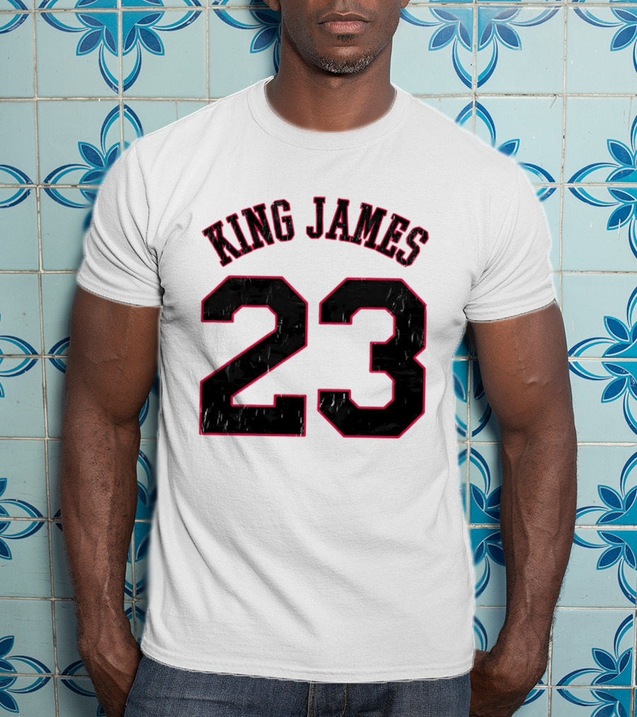 King James 23 Retro Basketball T-Shirt