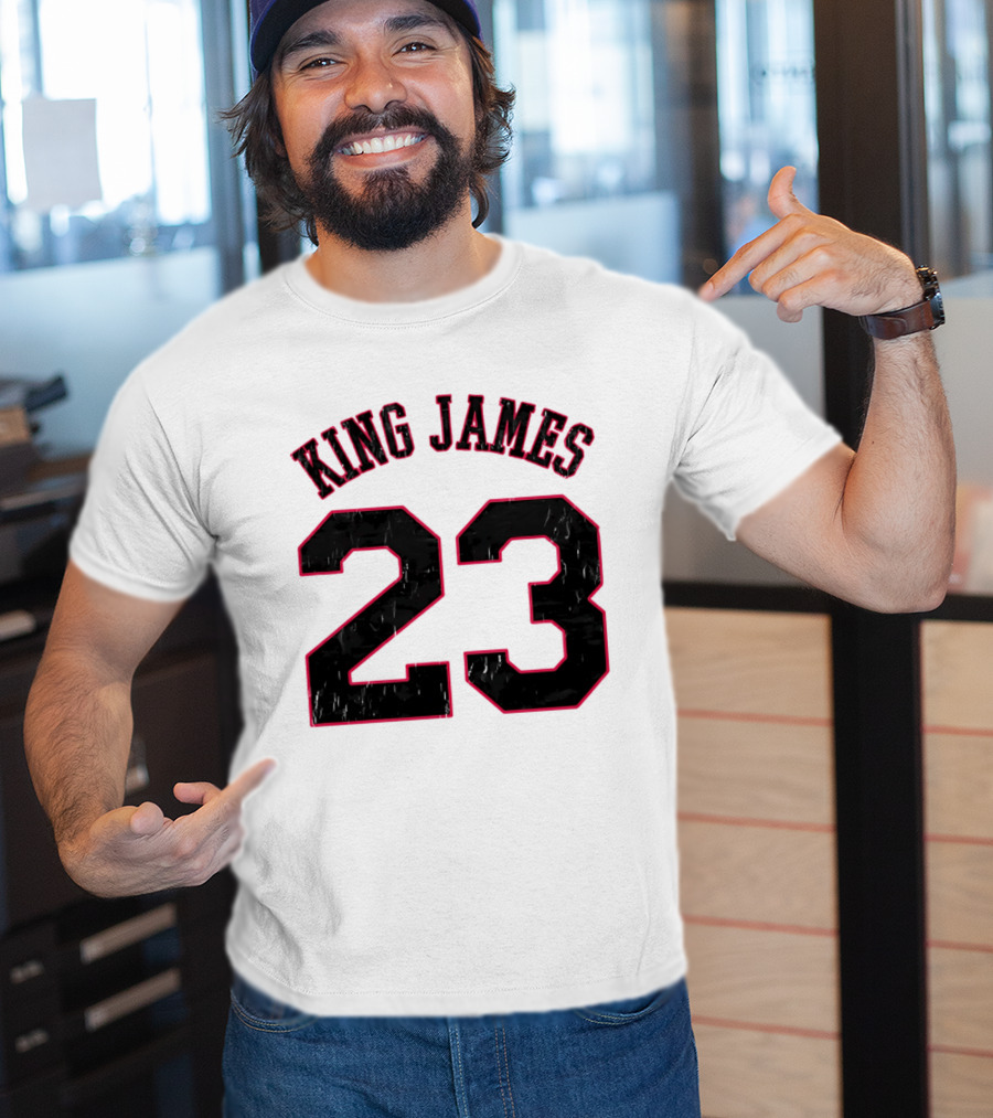 King James 23 Retro Basketball T-Shirt