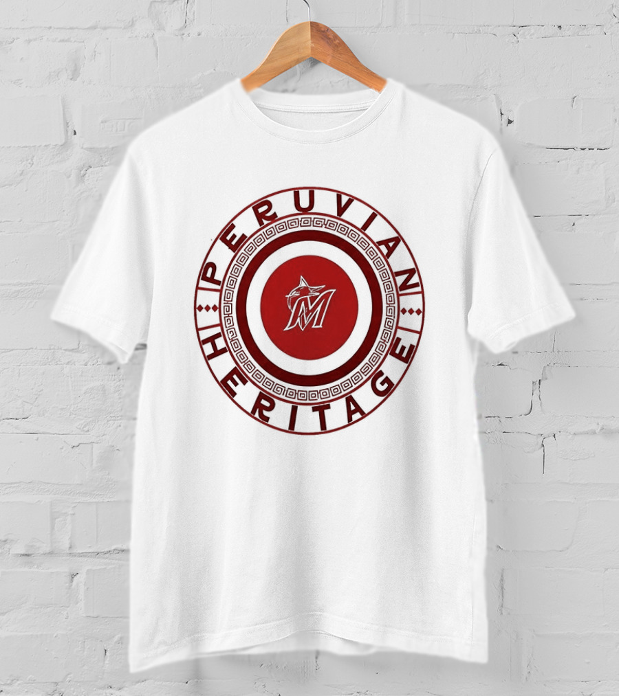 Miami Marlins Peruvian Heritage 2026 Celebration T-Shirt