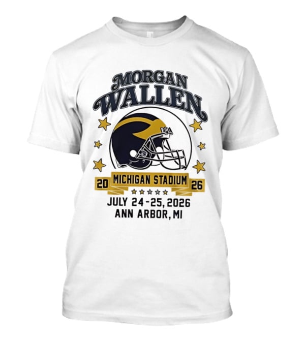 Morgan Wallen Michigan Stadium 2026 Ann Arbor July 24 25 T-Shirt