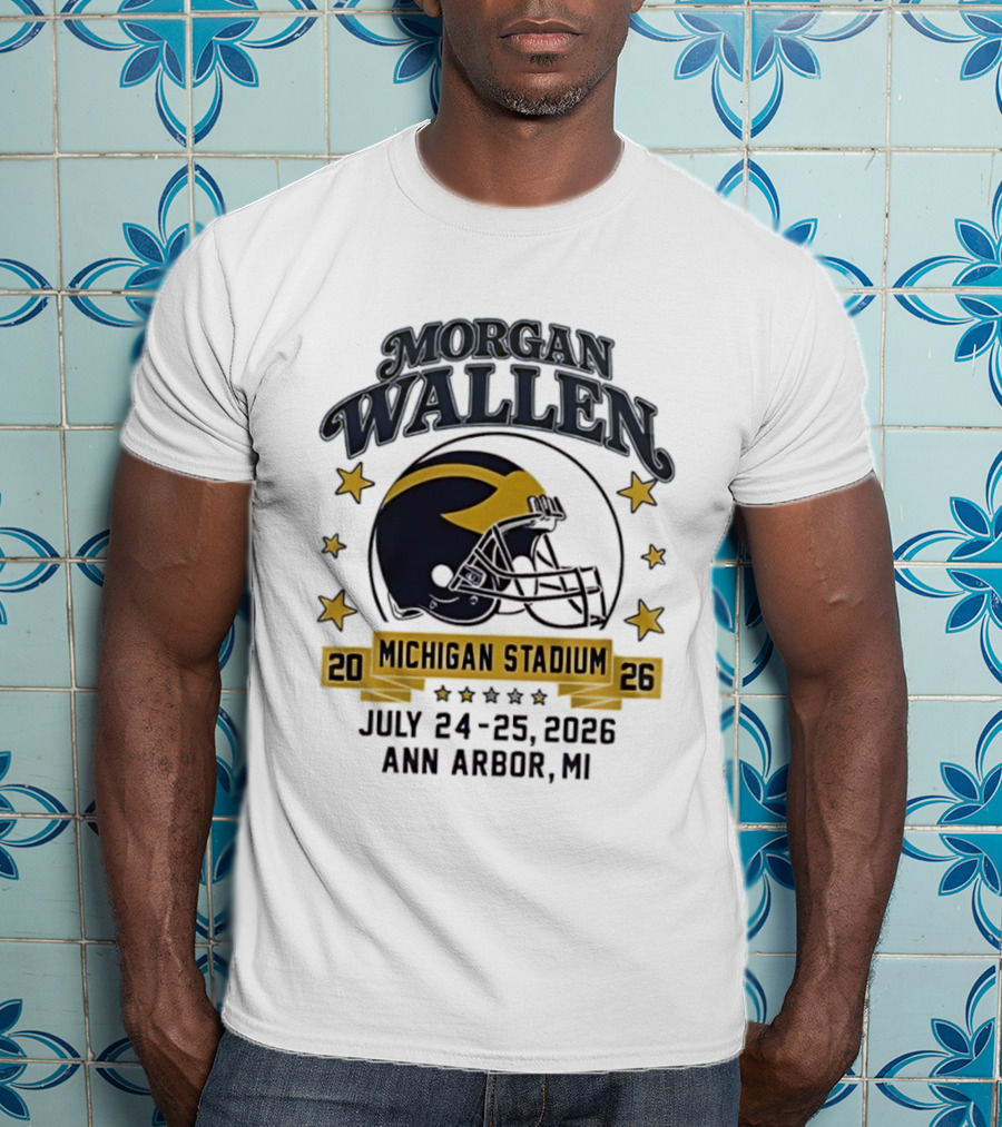 Morgan Wallen Michigan Stadium 2026 Ann Arbor July 24 25 T-Shirt