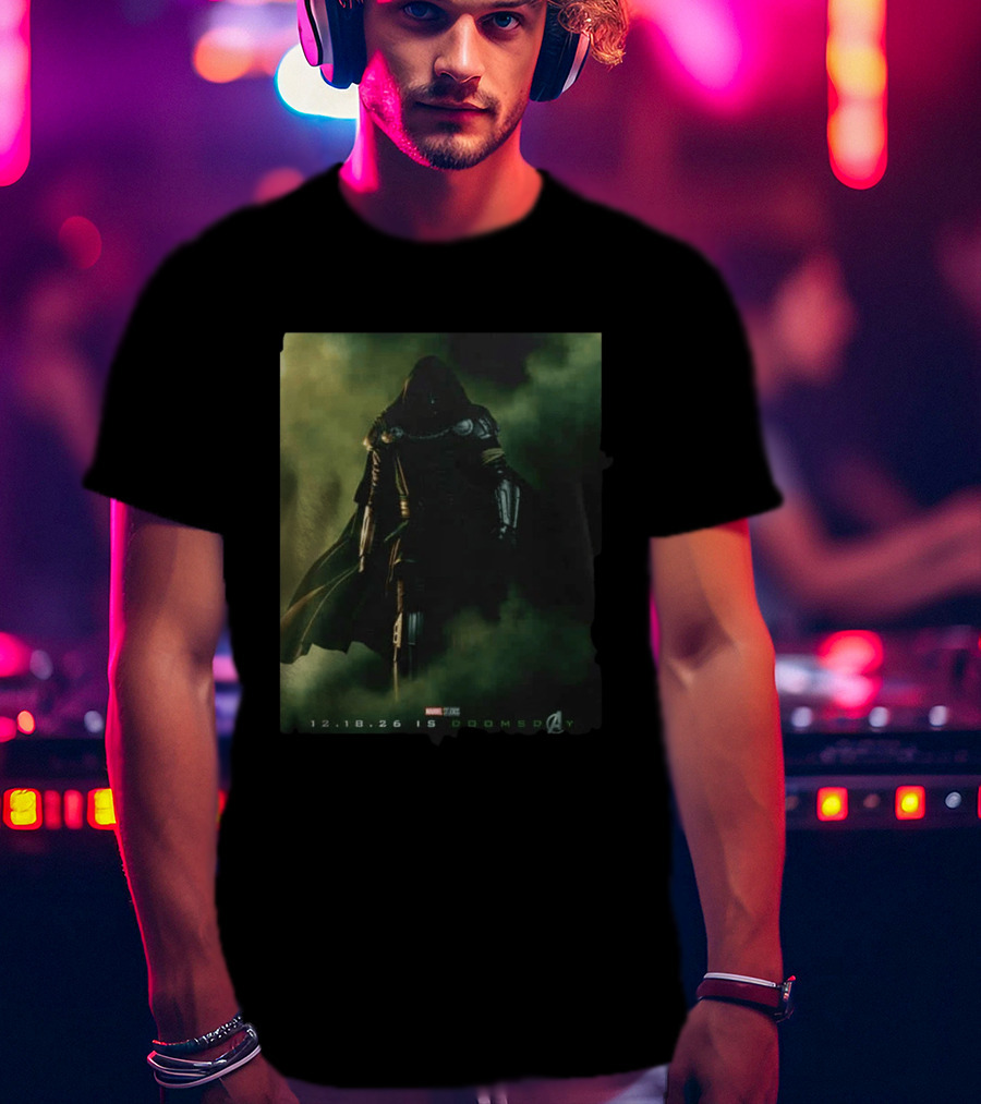 Avengers Doomsday Marvel Studios Dr Doom In Theaters December 18 2026 T-Shirt