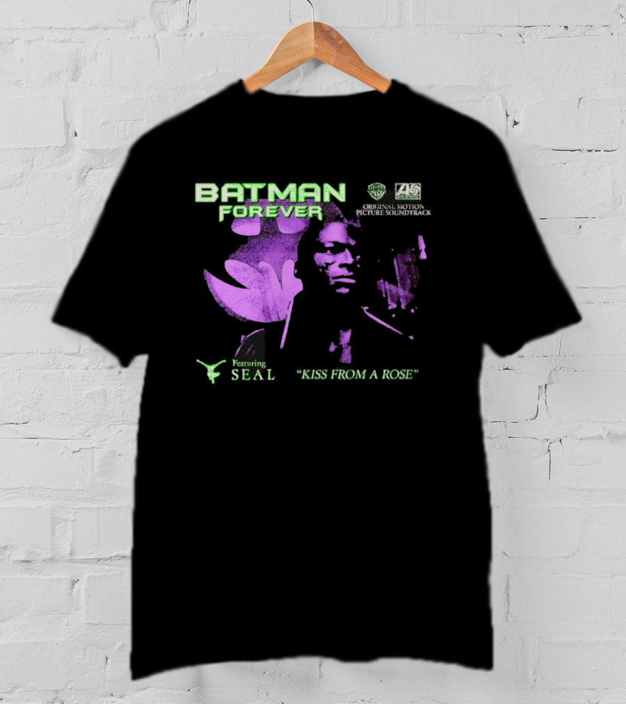 Batman Forever Original Motion Picture Soundtrack Kiss From A Rose Featuring Seal T-Shirt
