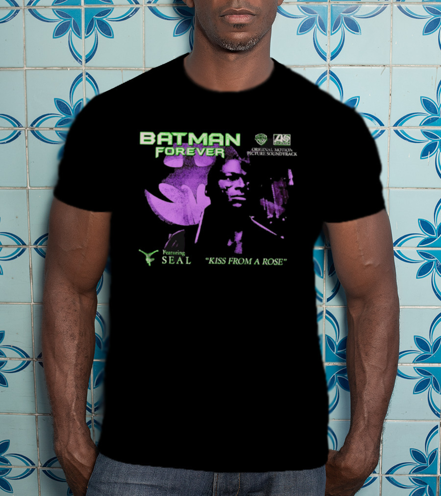 Batman Forever Original Motion Picture Soundtrack Kiss From A Rose Featuring Seal T-Shirt