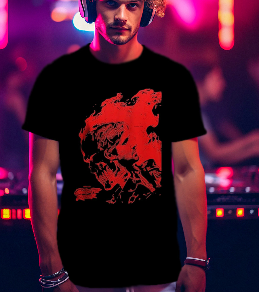 Ryan Gosling Marvel Studios Ghost Rider 2028 Movie Skeleton Flame T-Shirt