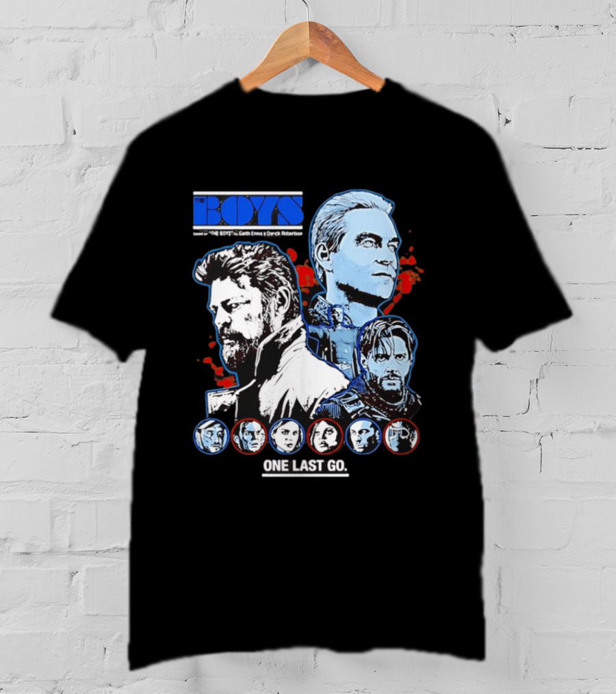 The Boys Billy Butcher Homelander Soldier Boy One Last Go T-Shirt